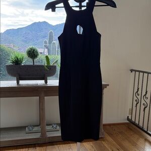 Burberry Black Backless Dress